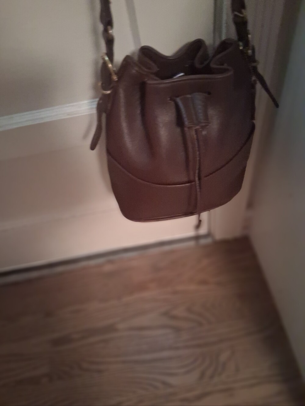 Women's Vintage Med Coach Bucket Bag